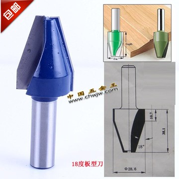 1/2柄   豎式 18°清底馬鼻型 門板刀 藍色 對應003RS4