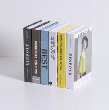 仿真書 現代簡約仿真書擺件假書房間書柜桌面家居裝飾品拍攝道具擺設