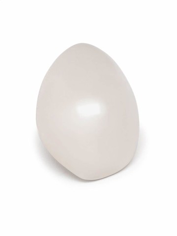 Alexander McQueen - Aura brass ring - women - Brass - 51 - Silver