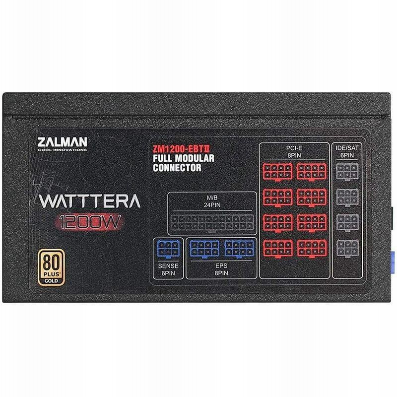 ZALMAN WATTTERA 1200W PC電源ユニット ZM1200-EBTII PS992 通販 LINE