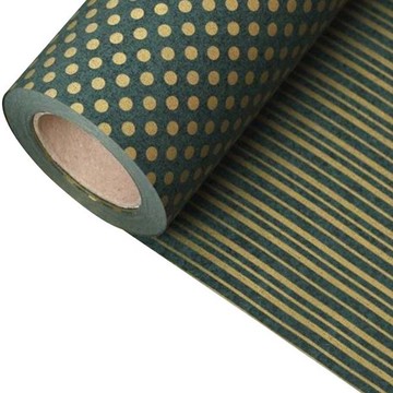 閃亮雙面捲筒包裝紙  卡其色  1個