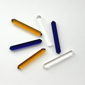 【原石|琉璃柱】白藍黃擺設 辦公室家中療癒 辟邪擋煞平穩情緒催