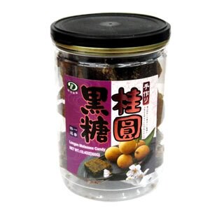 綠得製菓 桂圓黑糖(塊) 瓶裝 300g【康鄰超市】