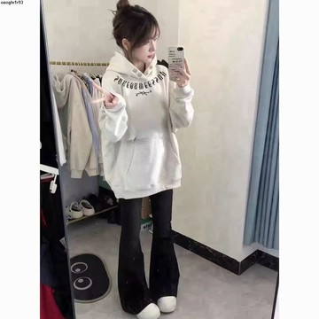 ✨ 女生上衣衛衣 加厚大學T ✨✨ 美式復古重磅紐扣衛衣女秋冬加絨oversize連帽ins潮外套寬松上衣