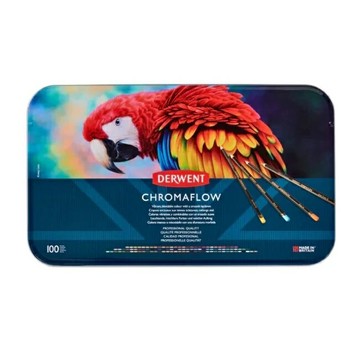 【 德爾文 DERWENT】 DW2306262 CHROMAFLOW 油性色鉛 100色【APP滿額下單10%點數(單一帳號最高5000點)】1/31止
