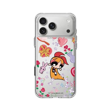 iPhone 17 Pro Max Clear Case（相機按鈕） 透明 - The Powerpuff Girls 飛天小女警 - 花花