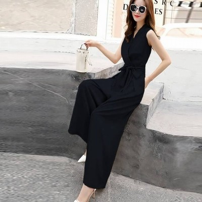 オールインワン ノースリーブ カシュクール ワイドパンツ サロペット ジャンプスーツ レディース ロンパース つなぎ 細見え レディースファッション ママファ 通販 Lineポイント最大get Lineショッピング