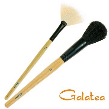 GALATEA 扇形餘粉刷+腮紅刷
