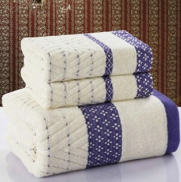 現貨+預購 浴巾 毛巾 三件套-親膚柔軟純棉菱格健康衛浴用品3色72t9【獨家進口】【米蘭精品】