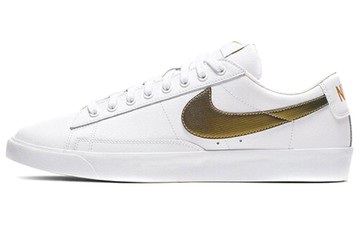 BLAZER LOW PREMIUM WHITE METALLIC GOLD