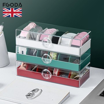 英國FGODA 隱形眼鏡分隔收納盒/美瞳盒(附蓋)-多色可選
