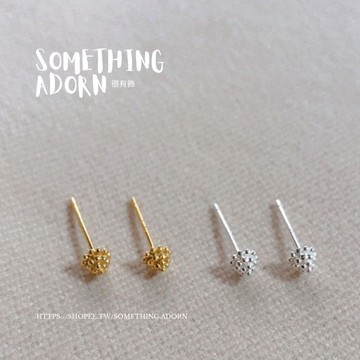 【SA｜很有飾】全現貨 全925銀針『三角松果』純銀耳環 小耳環 耳飾 銀飾 飾品 東大門 養耳-S062