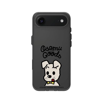 iPhone Air Clear (相機按鈕) 酷墨灰 - OSAMU GOODS - 經典系列-DOG