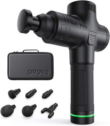 【折300+10%回饋】【日本代購】opove M3 Pro 全面身體護理專業和愛用12毫米振寬可更換電池充電式6種附件 (黑色)