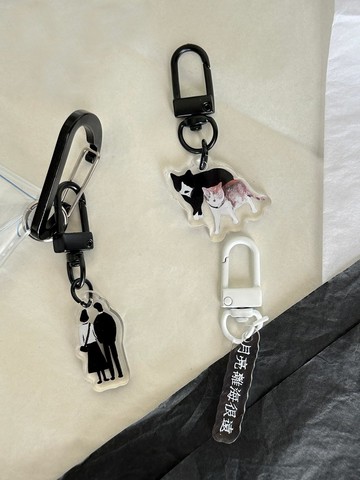 原創 可愛掛飾亞克力鑰匙扣