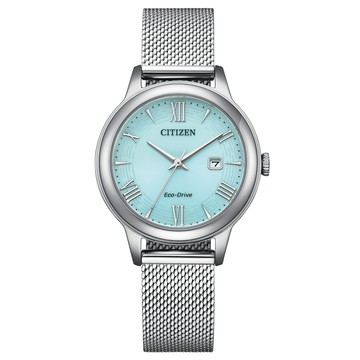 CITIZEN LADYS系列 光動能 時尚水波紋腕錶 錶 手錶 送禮 EW2621-75M