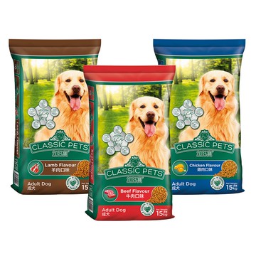 【Classic Pets 加好寶】加好寶乾狗糧 – 牛肉口味 15kg