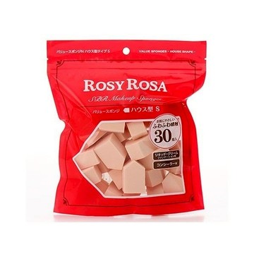 【日系報馬仔】ROSY ROSA 粉底液 粉撲 五角型 (845522)30入 美妝 化妝 海綿 上妝 D455226