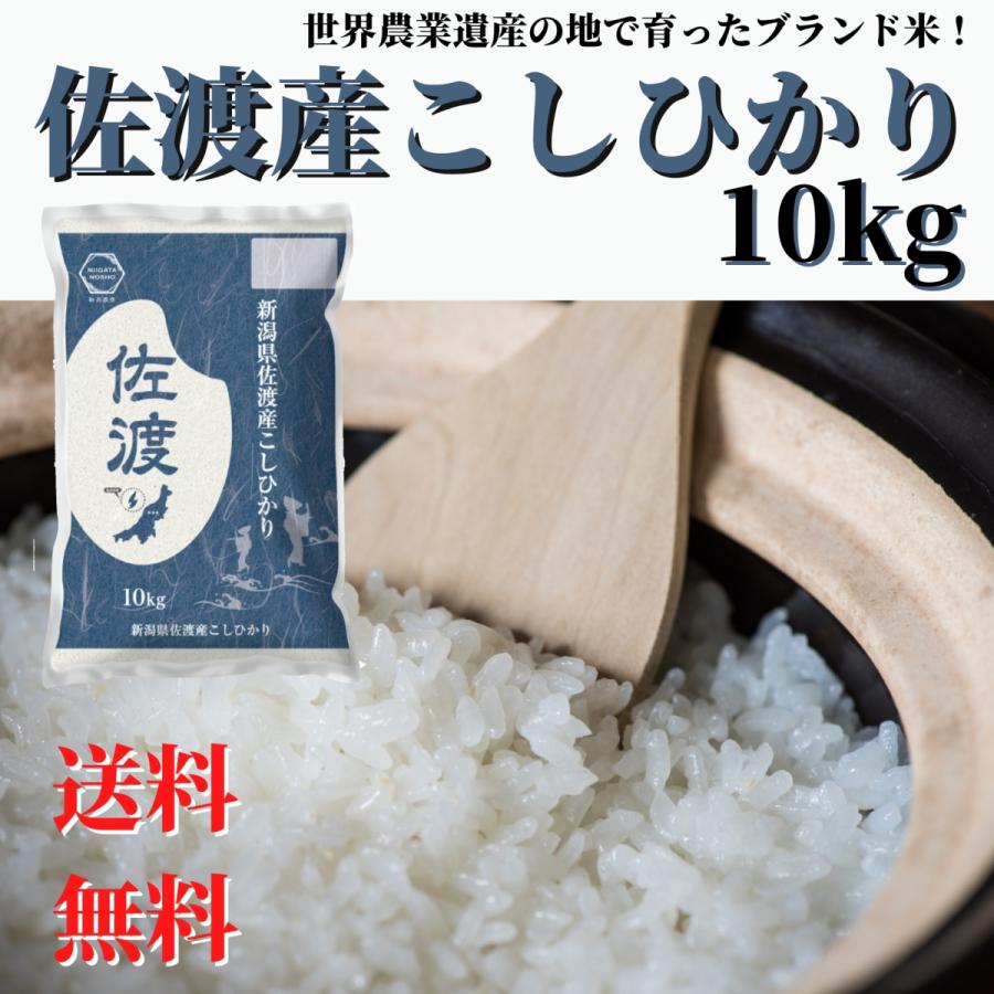 新潟農商 佐渡産 コシヒカリ 玄米 10kg