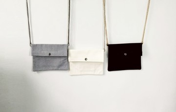 黑白灰純色 肩背包 手拿包 鍊條包 帆布包 小包 隨身包