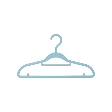 西雅圖衣架10入(藍) BQ627-1