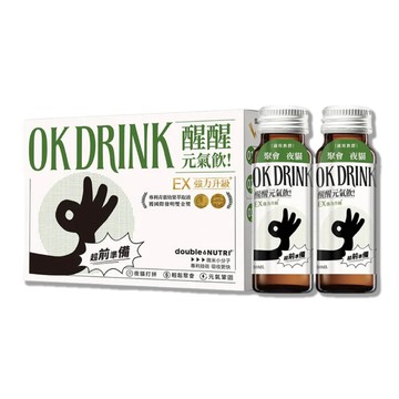 提神風味飲 【OK DRINK】醒醒元氣飲50ml (8瓶/盒)