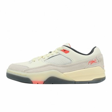 Nike 休閒鞋 W Jordan Flight Court 女鞋 米白 紅 喬丹 復古 FZ9854-108