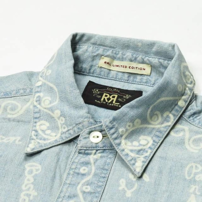 SIZES限定モデル LIMITED EDITION RRL シャンブレー パーカー S