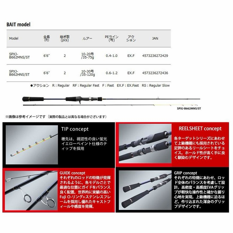 素晴らしい価格 メジャークラフト NEWソルパラ イカメタル 鉛スッテ モデル 6.6ft M 完全2ピース ベイト SPXJ-B662MNS ST  返品種別A
