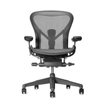 Herman Miller Aeron 2.0 人體工學椅 全功能 一般腳座 石墨黑 DW扶手 C size(平行輸入)