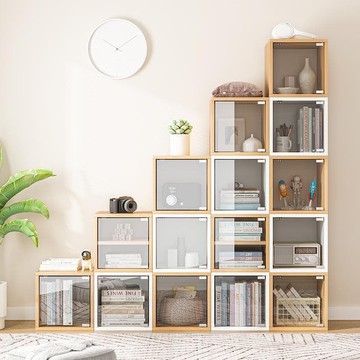 快速出貨!!!自由組合格子櫃 客廳靠墻儲物櫃 兒童房收納櫃 小書架 簡易置物架 書櫃 儲物櫃 展示櫃  露天市集  全臺最大的網路購物