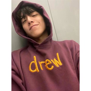 Drew House寬松男女情侶連帽刺繡