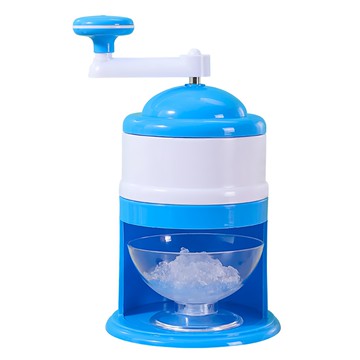 YUNMI 手搖刨冰碎冰機 附沙冰量杯  藍色  27.5 x 19.5 x 7cm  1個