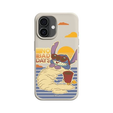 iPhone 16 SolidX 貝殼灰 - 迪士尼-史迪奇 Disney Stitch - 史迪奇 - 海灘上的史迪奇
