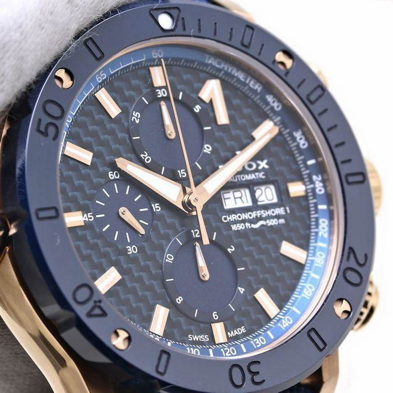 楽天市場】エドックス【EDOX】 01122-37RBU35-BUIR3 クロノ