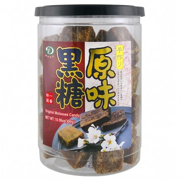 綠得製菓 原味黑糖塊  300g  1罐