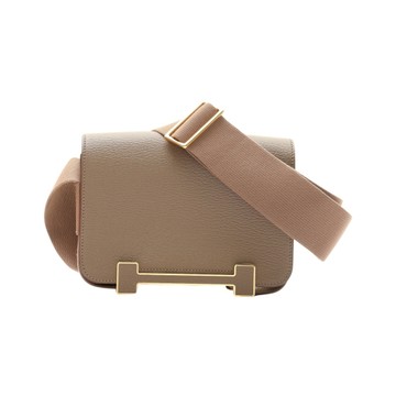 HERMES 愛馬仕 Geta 肩背包 大象灰 Chevre 山羊皮 B刻 金扣 【二手名牌BRAND OFF】