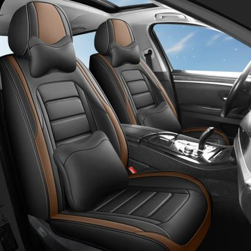 2024年新款全包全皮汽車坐墊四季通用紫車座椅套跨境原廠一件代發