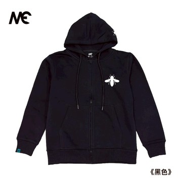 MAIFU CEWEI｜男裝 品牌 蜜蜂 BEE 植絨連帽外套 帽子外套 外套 連帽外套 夾克 潮流 運動 精品