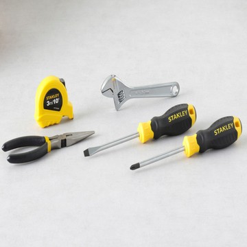 STANLEY史丹利 5件式家用手工具套裝 工具組 70-884