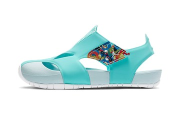 PS AIR JORDAN FLARE GREEN SANDALS