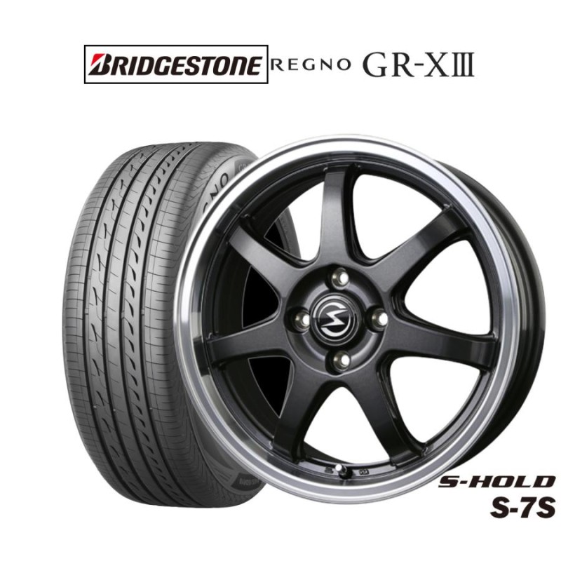 サマータイヤ ホイール4本セット BADX エスホールド S-7S ブリヂストン REGNO レグノ GR-XIII(GR-X3) 195/65R15  | LINEブランドカタログ