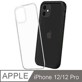 RHINOSHIELD iPhone 12/12 Pro Mod NX 邊框背蓋兩用手機殼-黑色