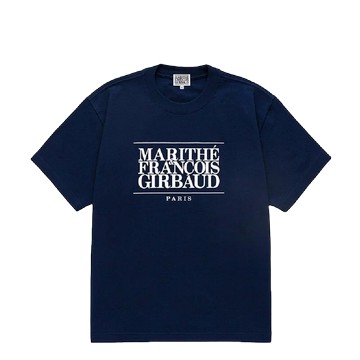 MARITHE FRANCOIS GIRBAUD MFG LOGO NAVY