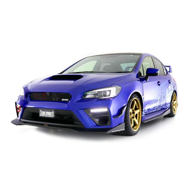 ZERO SPORTS ZERO/SPORTS ゼロスポーツ フロントバンパースポイラー WRX STI VAB 2014/08～2017/06 アプライドA～C コーナーセンサー装着車不可