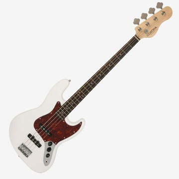 Corona 電貝斯 Standard Jazz Bass  印度月桂木指板 新手款 奧林匹克白【黃石樂器】