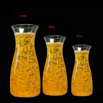嘉寶PC亞克力分酒器防摔透明果汁杯水壺扎壺PC果汁瓶酒店餐廳用品