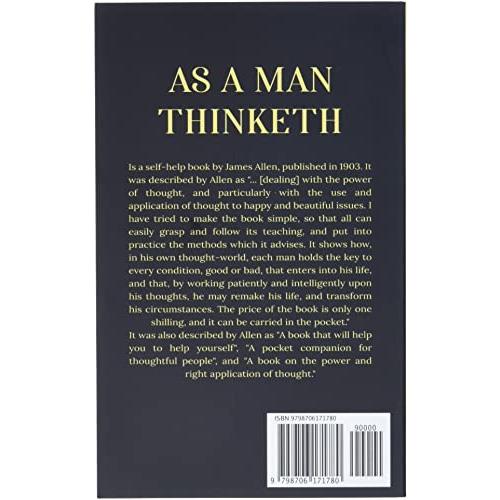 As a man Thinketh: The Original 1902 Edition (The Wisdom Of James Allen)