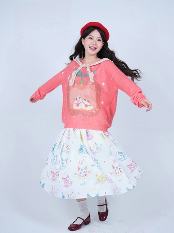 喵貓蟲士多原創蘋果貓貓針織毛衣 貓