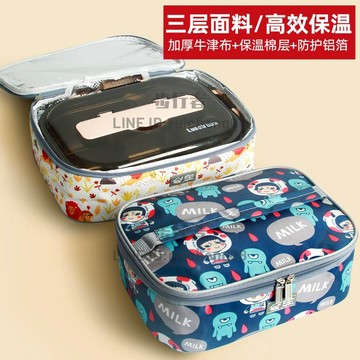 手提包鋁箔加厚保溫袋帶飯包午餐便當包上班族飯盒袋小包【步行者戶外生活館】